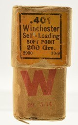 Winchester Full Box 401 Win Self-Loading Model 1910 Ammo 20 Rds. 200 G - 5 of 7