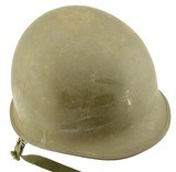 Korean War Era US M1 Helmet w/ Clergy Cross and Name - 1 of 14
