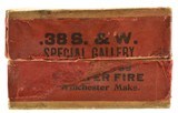 Scarce Winchester Box of 38 S&W Special Gallery Ammo Partial Box 40 Rd - 5 of 7