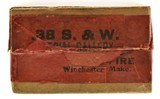 Scarce Winchester Box of 38 S&W Special Gallery Ammo Partial Box 40 Rd - 3 of 7