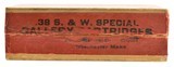 Scarce Winchester Box of 38 S&W Special Gallery Ammo Partial Box 40 Rd - 4 of 7