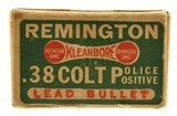 Rem UMC Kleanbore “Dog Bone" 38 Colt Police Positive Ammo - 3 of 7