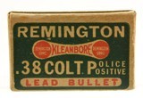 Rem UMC Kleanbore “Dog Bone" 38 Colt Police Positive Ammo - 5 of 7