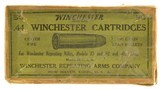 Scarce 1930's Export Box Winchester 44 WCF Ammo 1873 Rifle Picture - 1 of 7