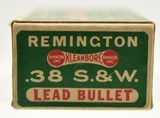 Early 1930's Remington UMC “Dog Bone" Kleanbore Box 38 S&W Ammo - 5 of 7