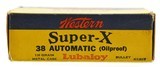 Full Box Western Super-X 38 Super Auto Ammunition 130 Gr Metal Case - 2 of 8