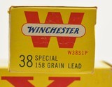 Winchester Western 38 Special
Ammunition 2 Full Boxes 100 Rounds - 2 of 3