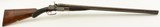Excellent Antique W. &. C. Scott Double Hammer 12 GA 1886 Engraved Swa - 2 of 15