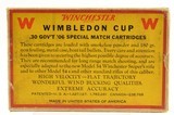 Winchester Wimbledon Cup "1936" Box Model 54 Call Out 20 Rounds Ammo - 6 of 7