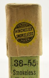 Winchester Smokeless 38-55 Ammo 255 Gr SP Metal Patch 2 Sunburst Label - 5 of 7