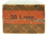 Early Dogs Head UMC 38 Long RF Cross Rifle Picture Box 50 Rds Ammo - 3 of 7