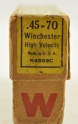 Full Box Winchester 45-70 High Velocity "7-26 K4509C" Code Ammo - 3 of 7