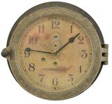WWII USMC Bakelite Wall Clock, Chelsea Clock Co, Boston - 1 of 8