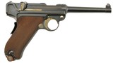 Swiss Military 1900 Luger Pistol by DWM with Unaltered Rear Sight - 1 of 15