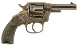 Antique Case Colored Hopkins & Allen XL Dbl Action Revolver - 1 of 12