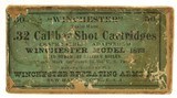 Full & Sealed! Winchester 32 Caliber Shot Cartridges 32-20 Model 1873 - 1 of 6