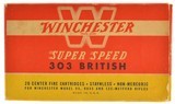 Winchester Super Speed 303 British Ammo 215 Grain SP - 1 of 5
