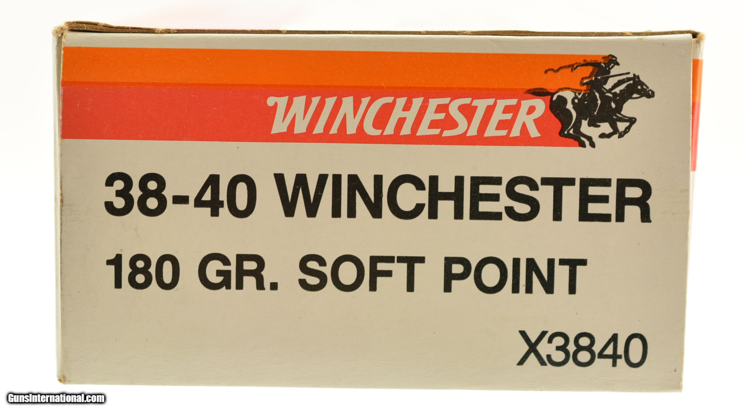 Full Box Winchester 38-40 Win Ammunition 180 Grain Soft Point 50 Round