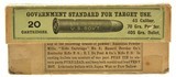 Scarce 1890's Winchester 45-70 Extra Heavy Solid Head BP Target Ammo - 1 of 7