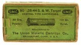 Rare Full Box UMC 38-44 S&W Target Ammunition Black Powder - 1 of 9