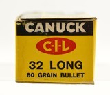 Full Box Canuck 32 Long Rim Fire Ammunition 50 Rounds - 3 of 5