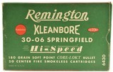 Post War Remington Kleanbore Hi-Speed 30-06 Ammo 180 Gr Soft Point - 1 of 7