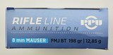 PPU Prvi Partizan 8mm Mauser 198gr. FMJ BT 120 Rounds - 2 of 3