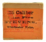 Full Sealed! Winchester 25 Stevens Rim Fire Black Powder Ammunition - 3 of 6