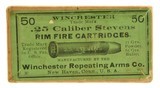 Full Sealed! Winchester 25 Stevens Rim Fire Black Powder Ammunition - 1 of 6