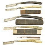 Collection of 6 Straight Razors Joseph Elliot German Morley & Sons Etc - 1 of 10