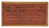 Scarce Winchester Box of 38 S&W Special Gallery Ammo Partial Box 40 Rd
