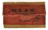 Scarce Winchester Box of 38 S&W Special Gallery Ammo Partial Box 40 Rd - 3 of 7