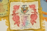Collection WW2 Era Fancy Sweetheart Pillow Cover Fort Devens Fort Benn - 8 of 11