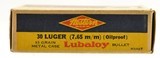 Vintage Western 30 Luger 7.65mm 93gr. Lubaloy 50 Rnds - 2 of 4