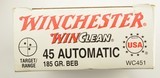 Winchester USA 45 ACP 185gr Winclean BEB Ammo 150rds. - 2 of 3