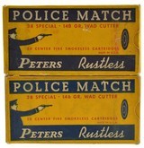 Peters Police Match 38 Special Ammo 148 Gr Wad Cutter 40 Rnds - 1 of 4