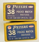 Peters Police Match 38 Special Ammo 148 Gr Wad Cutter 40 Rnds - 3 of 4