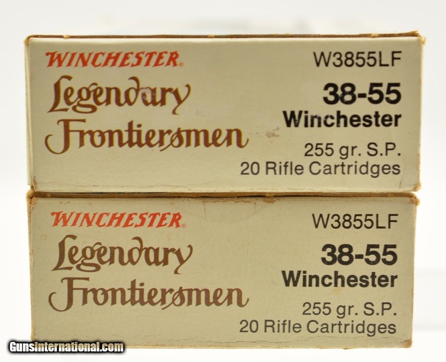 Winchester Legendary Frontiersmen 38-55 Ammo 39 Rounds