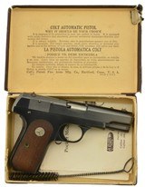 Excellent Colt Model 1903 Pocket Hammerless Pistol with Box - 1 of 15