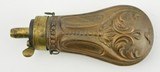 Excellent Antique Capewell Panel Pistol Powder Flask - 2 of 5