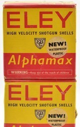 Vintage Kynoch/Eley Alphamax 12ga 1-1/4oz #6 Shot Shell Ammo 50rds