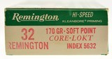 Remington Hi-Speed 32 Rem Ammo 170 Grain CORE-LOKT Soft Point 20 Rds. - 2 of 3