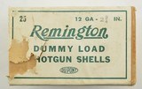Vintage Remington 12ga 2 3/4" Dummy Load Shotgun Shells Sealed - 2 of 6