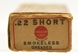 Full Box 1920's Remington-UMC 22 Short Ammo Picture Box - 4 of 7