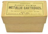 Scarce Full Box 50-100 Ammo C.D. Leet Model 1865 Spencer Carbine 42 Rds - 1 of 9