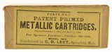 Scarce Full Box 50-100 Ammo C.D. Leet Model 1865 Spencer Carbine 42 Rds - 2 of 9