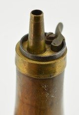 Scarce Bird Pattern Pistol Powder Flask - 5 of 7