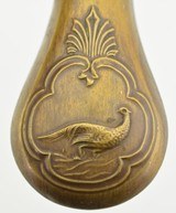 Scarce Bird Pattern Pistol Powder Flask - 4 of 7