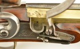 British Brass-Barreled Flintlock Blunderbuss With Bayonet by Parker - 8 of 15