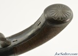 British Bar-Hammer Pepperbox Pistol with Rare Spike Bayonet - 11 of 13